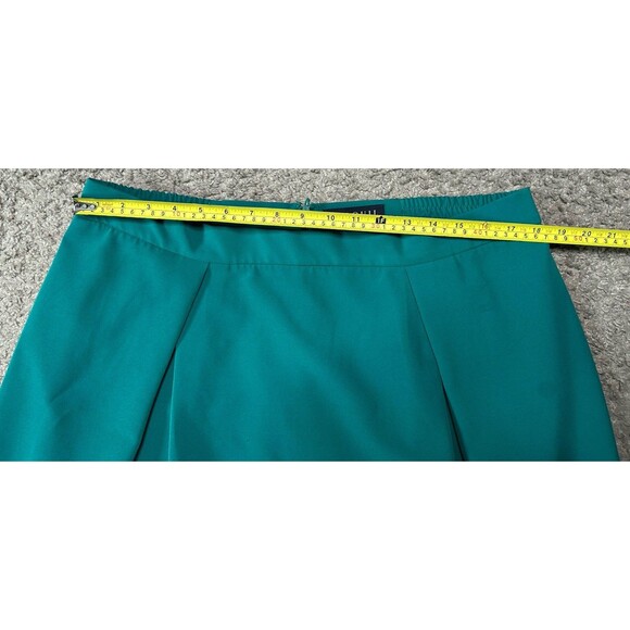 Eloquii Skirt Womens 18 Green Mini A Line Circle Skirt - Picture 5 of 7